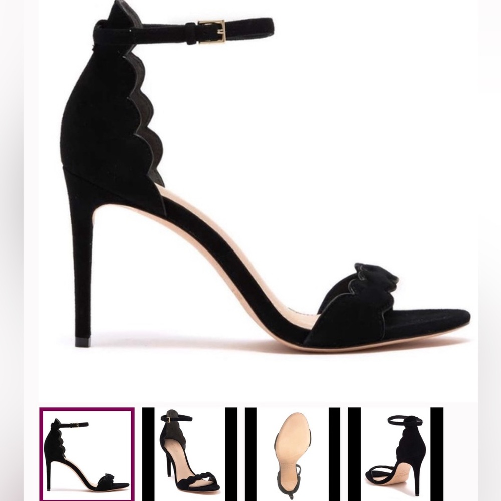 RACHEL ZOE SCALLOPED HEEL